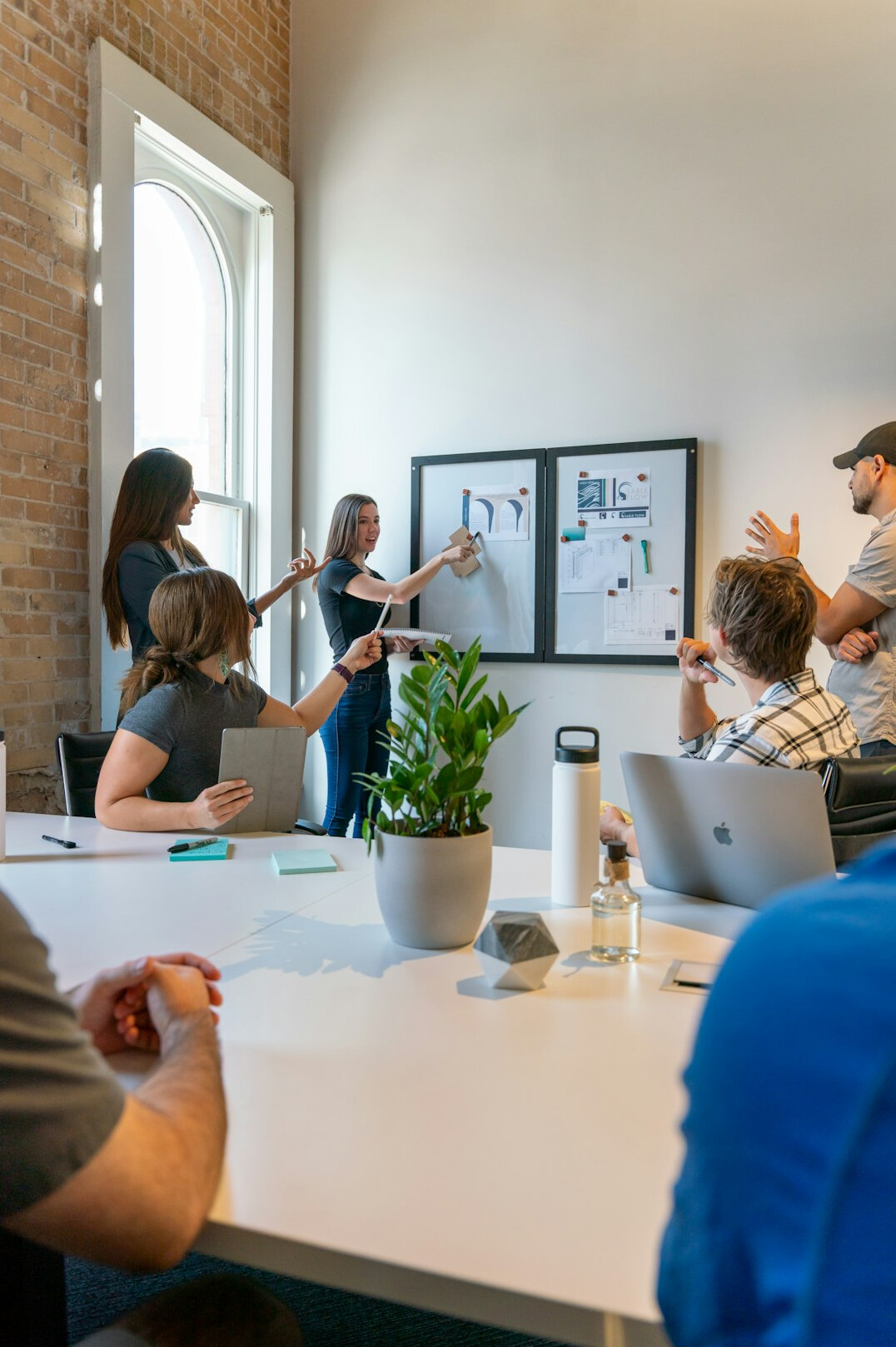 team collaboration in office